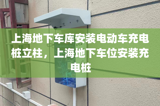 上海地下车库安装电动车充电桩立柱，上海地下车位安装充电桩