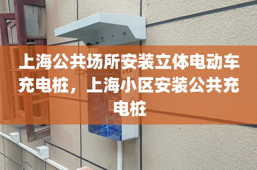 上海公共场所安装立体电动车充电桩，上海小区安装公共充电桩