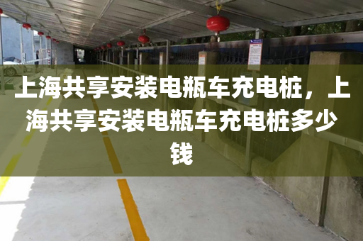 上海共享安装电瓶车充电桩，上海共享安装电瓶车充电桩多少钱
