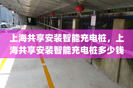 上海共享安装智能充电桩，上海共享安装智能充电桩多少钱