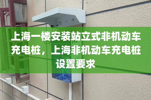 上海一楼安装站立式非机动车充电桩，上海非机动车充电桩设置要求