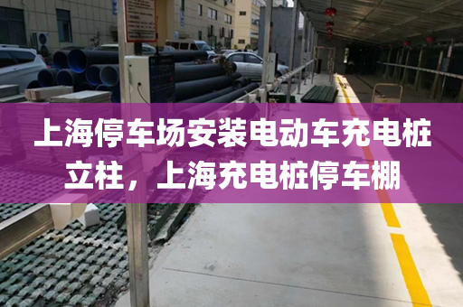 上海停车场安装电动车充电桩立柱，上海充电桩停车棚
