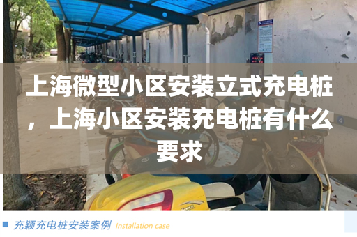 上海微型小区安装立式充电桩，上海小区安装充电桩有什么要求