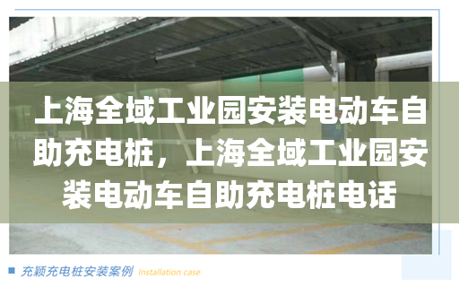 上海全域工业园安装电动车自助充电桩，上海全域工业园安装电动车自助充电桩电话
