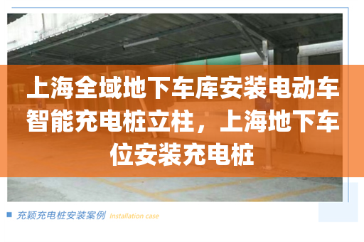 上海全域地下车库安装电动车智能充电桩立柱，上海地下车位安装充电桩