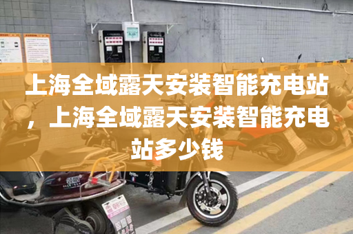 上海全域露天安装智能充电站，上海全域露天安装智能充电站多少钱
