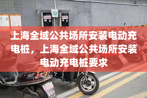 上海全域公共场所安装电动充电桩，上海全域公共场所安装电动充电桩要求