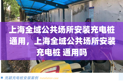 上海全域公共场所安装充电桩 通用，上海全域公共场所安装充电桩 通用吗