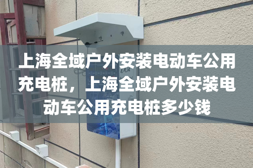 上海全域户外安装电动车公用充电桩，上海全域户外安装电动车公用充电桩多少钱