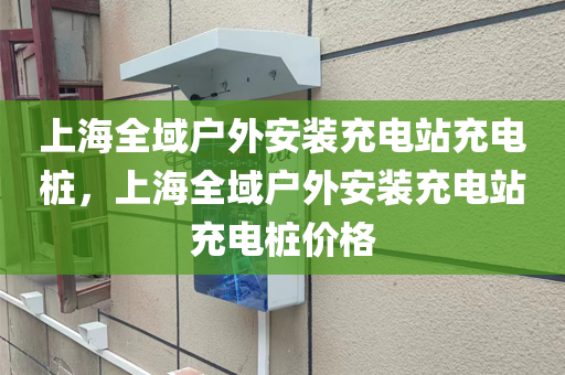 上海全域户外安装充电站充电桩，上海全域户外安装充电站充电桩价格