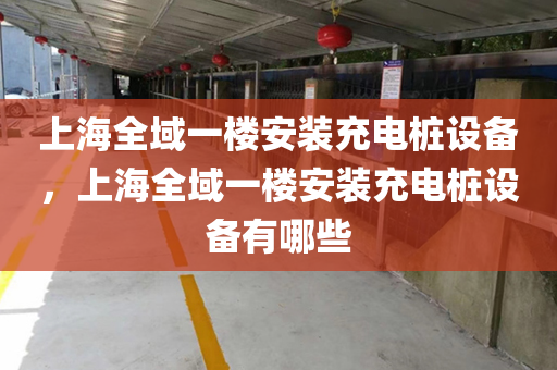 上海全域一楼安装充电桩设备，上海全域一楼安装充电桩设备有哪些