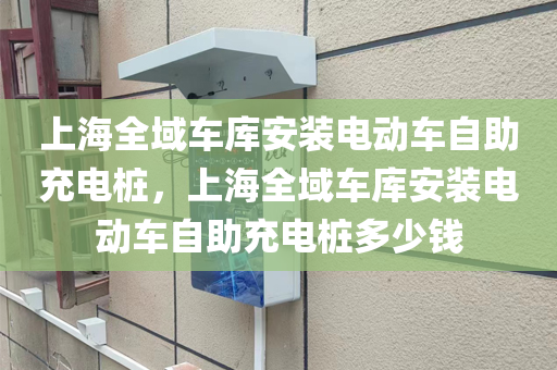 上海全域车库安装电动车自助充电桩，上海全域车库安装电动车自助充电桩多少钱
