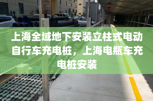 上海全域地下安装立柱式电动自行车充电桩，上海电瓶车充电桩安装