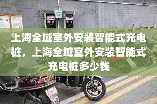 上海全域室外安装智能式充电桩，上海全域室外安装智能式充电桩多少钱